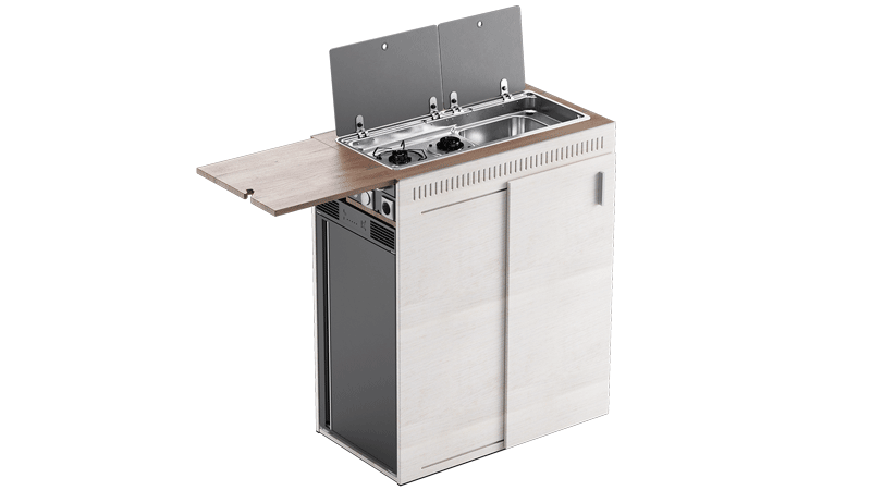 Viel Platz mit der Küche der neuen Art